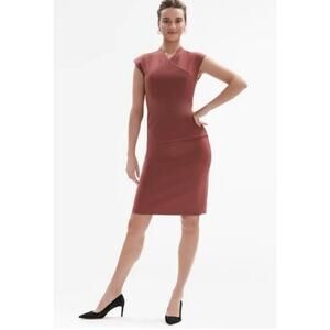 MM Lafleur The Elecia Dress Brick Red 12